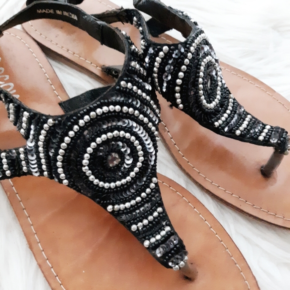 Coconuts by Matisse Shoes Host Pick Beaded Coconuts Sandals Poshmark